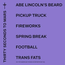 Thirty Seconds to Mars, CD America
