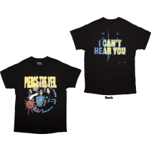 Pierce the Veil, Tričko I Can't Hear You, Unisex, Čierna