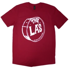 The La's, Tričko White Drum Head Logo, Unisex, Červená