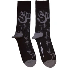 Ghost, Ponožky Symbol Pattern, Unisex, Čierna