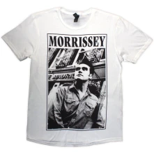 Morrissey, Tričko Maurice B&W, Unisex, Biela