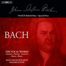 CD BACH COLLEGIUM JAPAN - JOHANN SEBASTIAN BACH: THE VOCAL WORKS: CANTATAS - PASSIONS - ORATORIOS - MASSES - MOTETS
