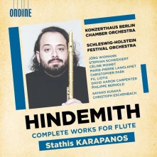 Stathis Karapanos, CD PAUL HINDEMITH: COMPLETE WORKS FOR FLUTE