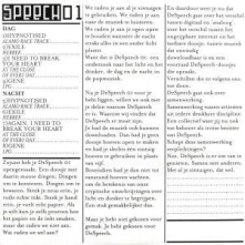 CD DE SPEECH