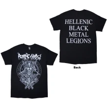 Rotting Christ, Tričko Hellenic Black Metal Legions, Unisex, Čierna