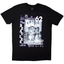 The Beatles, Tričko 1962, Unisex, Čierna