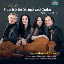 CD Paganini Ensemble Vienna - Paganini: Quartets For Strings and Guitar Nos. 11, 6 & 13