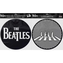 The Beatles, Podložka pod vinyl Drop T Logo & Crossing Silhouette
