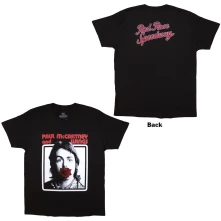 Paul McCartney, Tričko Red Rose Speedway, Unisex, Čierna