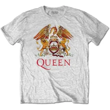 Queen, Tričko Classic Crest, Dieťa, Šedá