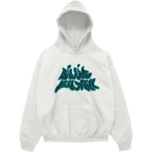 Billie Eilish, Mikina Graffiti Logo, Unisex, Biela