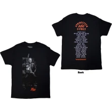 Bruce Springsteen, Tričko Tour '24 Wheel, Unisex, Čierna