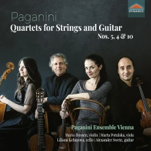 CD PAGANINI: QUARTETS FOR..