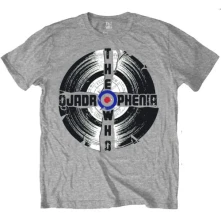 The Who, Tričko Quadrophenia, Unisex, Šedá