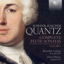 CD Csalog, Benedek & Dora... - Johann Joachim Quantz: Complete Flute Sonatas, Volume 1