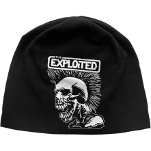 The Exploited, Čapica Mohican Skull, Unisex, Čierna