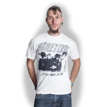 Motley Crue, Tričko Stencil, Unisex, Biela