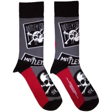 Motley Crue, Ponožky Logos, Unisex, Šedá