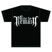 Rise to Remain, Tričko Logo, Unisex, Čierna