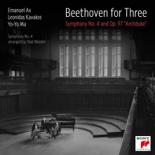 CD Beethoven For Three: Symphony No. 4 and Op. 97 "Archduke"