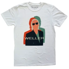 Paul Weller, Tričko Illustration Offset, Unisex, Biela