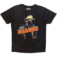 Post Malone, Tričko Cowboy, Unisex, Čierna