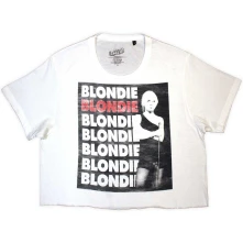 Blondie, Tielko Stacked Logo, Žena, Biela