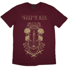 Sleep Token, Tričko Damocles, Unisex, Červená