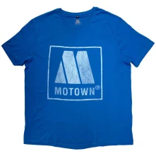 Motown, Tričko Vintage Logo, Unisex, Modrá