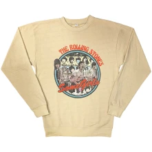 The Rolling Stones, Crewneck Some Girls Circle, Unisex, Natural