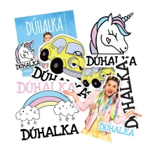 Nálepky Dúhalka