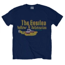 The Beatles, Tričko Nothing is Real, Unisex, Modrá