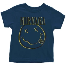 Nirvana, Tričko Inverse Happy Face, Dieťa, Modrá