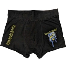 Iron Maiden, Spodné prádlo Powerslave Head, Unisex, Čierna