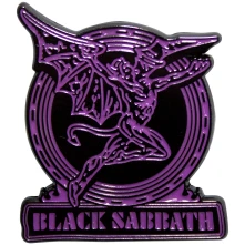 Black Sabbath, Odznak Purple Text Logo & Daemon
