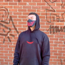Mikina T-ERROR BLACK HOODIE