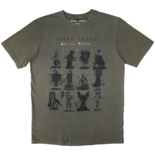 Sleep Token, Tričko Grid, Unisex, Zelená
