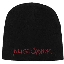 Alice Cooper, Čapica Logo, Unisex, Čierna