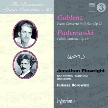 CD GABLENZ & PADEREWSKI: PIANO CONCERTOS
