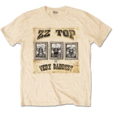 ZZ Top, Tričko Very Baddest, Unisex, Žltá