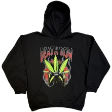 Death Row records, Mikina Leaf, Unisex, Čierna