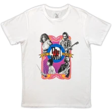 The Who, Tričko In Concert Target Logo, Unisex, Biela