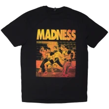 MADNESS, Tričko Gold Keep Moving, Unisex, Čierna