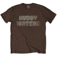Muddy Waters, Tričko Electric Mud Vintage, Unisex, Hnedá