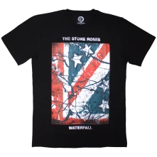 The Stone Roses, Tričko Waterfall, Unisex, Čierna