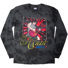Françoise Hardy, Tričko s dlhým rukávom Quit!! Guitar, Unisex, Čierna