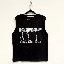 Good Charlotte, Tielko Band Photo, Unisex, Čierna