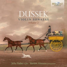 CD HUBER, JULIA / MIRIAM ALT - DUSSEK VIOLIN SONATAS VOL. 2