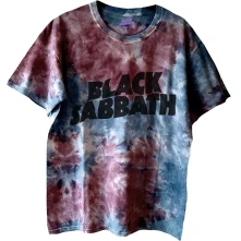 Black Sabbath, Tričko Wavy Logo, Unisex, Modrá