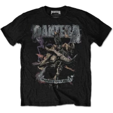 Pantera, Tričko Vintage Rider, Unisex, Čierna